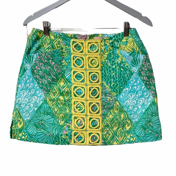 Lilly Pulitzer Marigold Sun Shorts Skort Skirt 2 - Picture 2 of 15